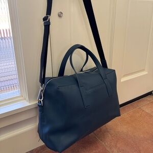 Away The Everywhere Bag in Deep Topaz Leather
